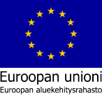 Euroopan unioni, Euroopan aluekehitysrahaston logo.